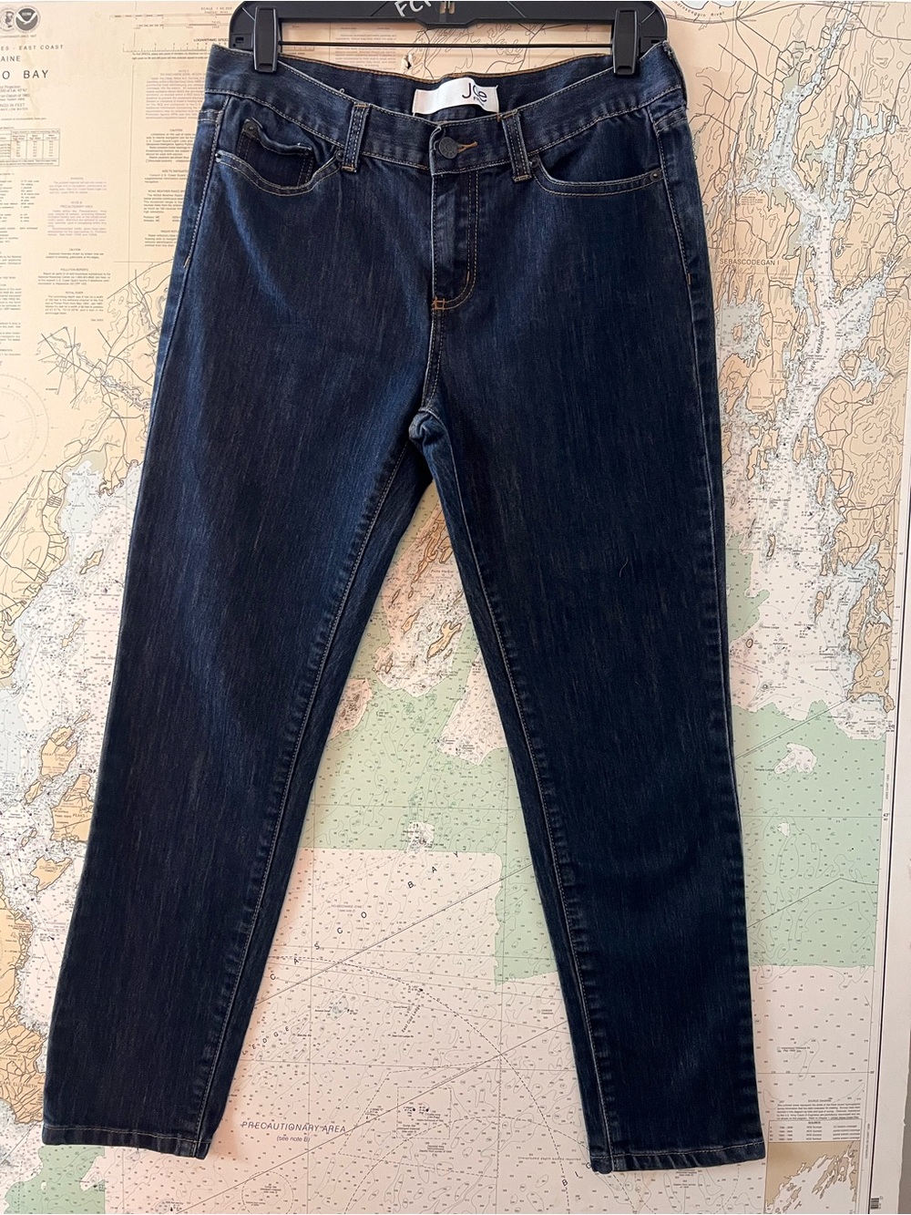 EUC! Joe Fresh Denim Jeans Slim Coupe Size 8 Medium Wash